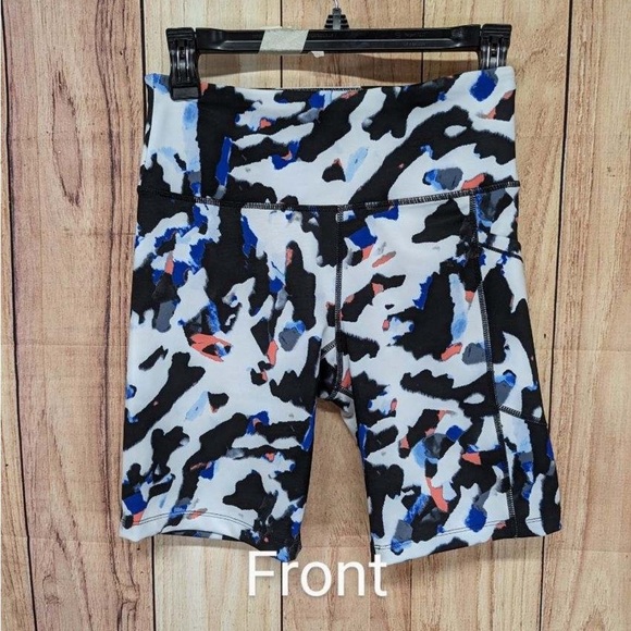 Calvin Klein Performance Women's Active Bike Short multicolor with pockets Smal - Picture 4 of 10